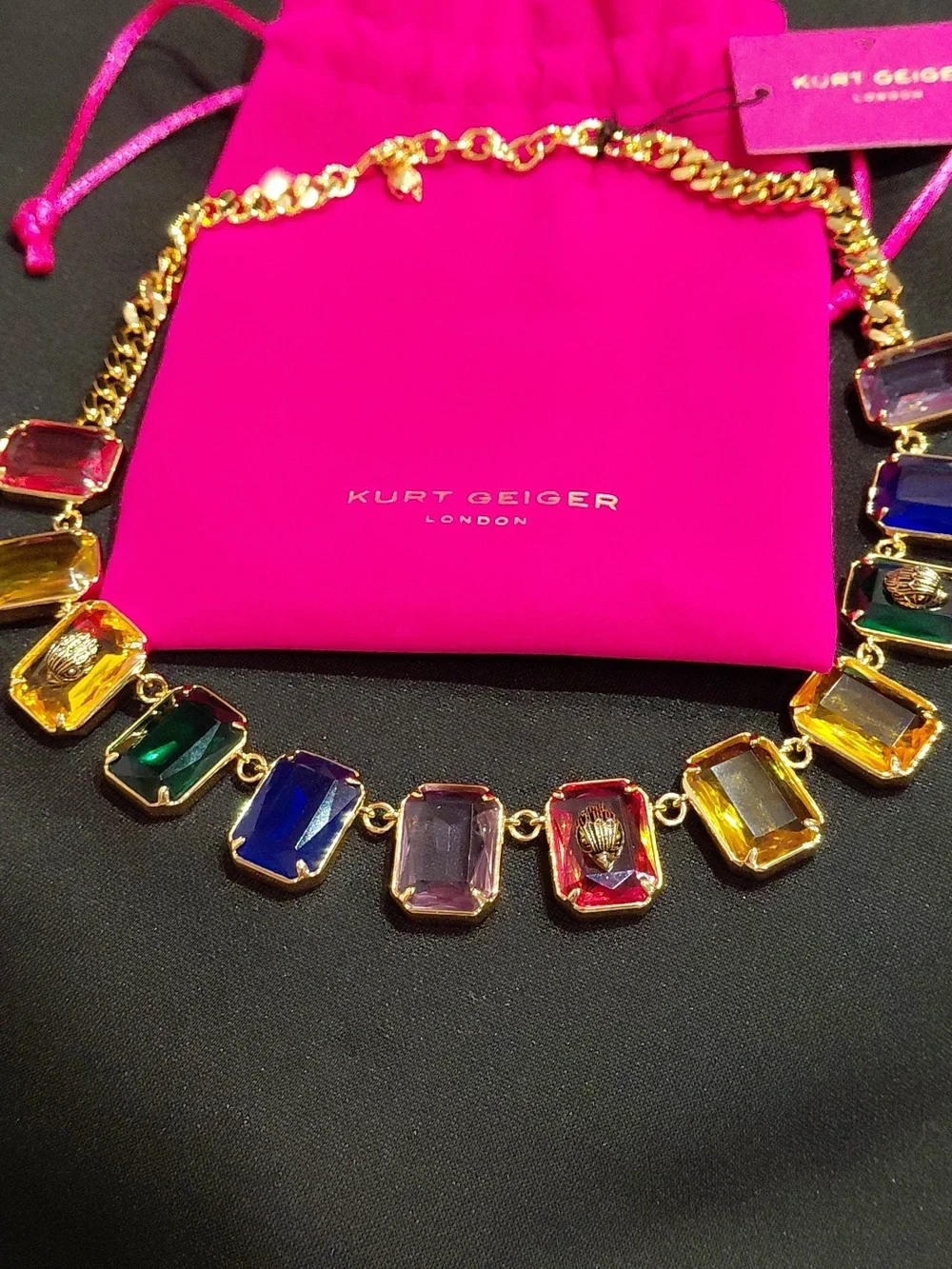 KURT GEIGER  LONDON STONE EAGLE NECKLACE - Picture 2 of 10